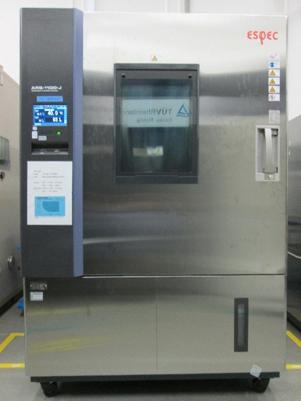 Testing equipment at GTAC TUV Rheinland
