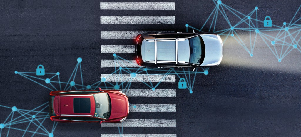 Zwei Autos und ihre digitalen Fahrzeugdaten