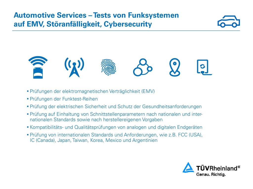 Grafik zur Prüfung von Funksystemen 