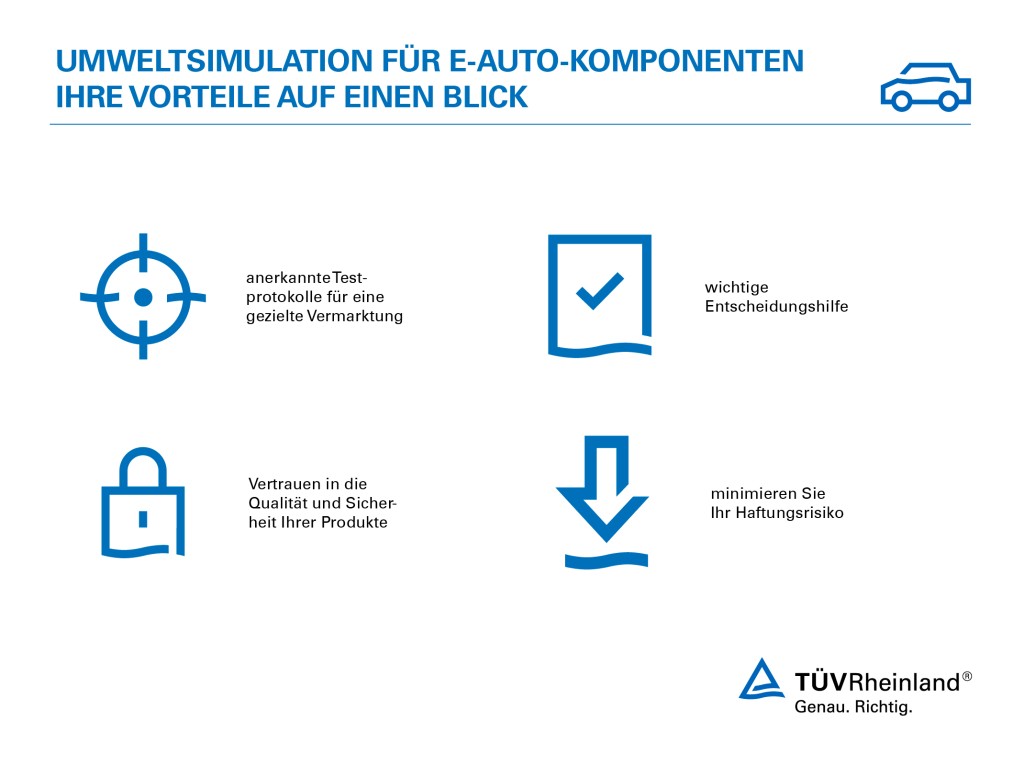 Umweltsimulation für E-Mobilitäts-Komponenten