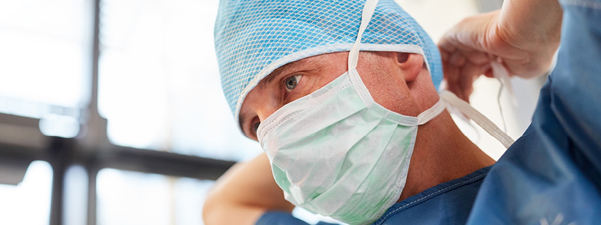 Medizinische Masken werden vor allem im medizinischen Umfeld oder Pflegebereich verwendet.