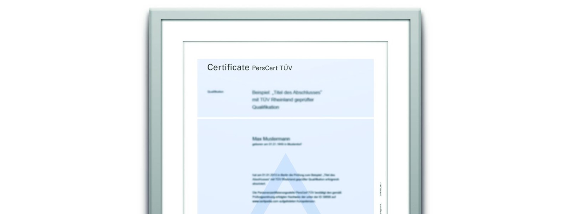 Certificate Verification of PersCert TÜV.