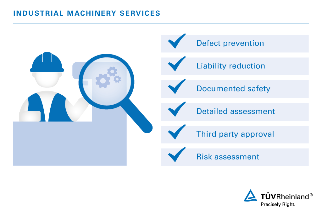 We test industrial machinery thereby contributing to the reduction of defects and liability risks. We test industrial machinery thereby contributing to the reduction of defects and liability risks.