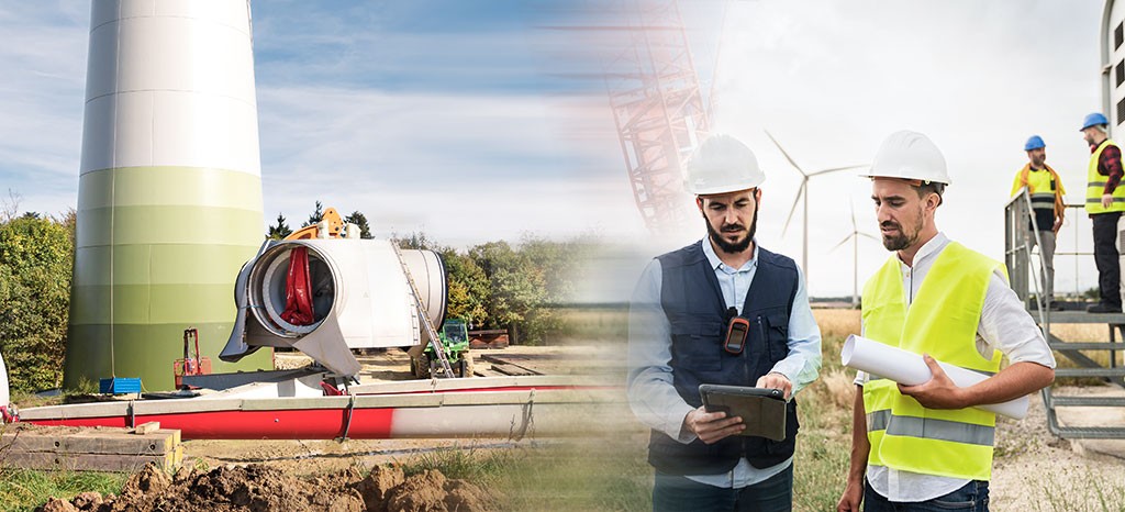 Construction supervision of new wind farms | TÜV Rheinland