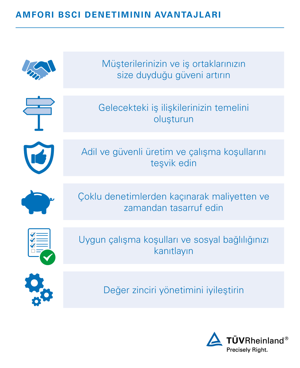 amfori BSCI denetiminin avantajları