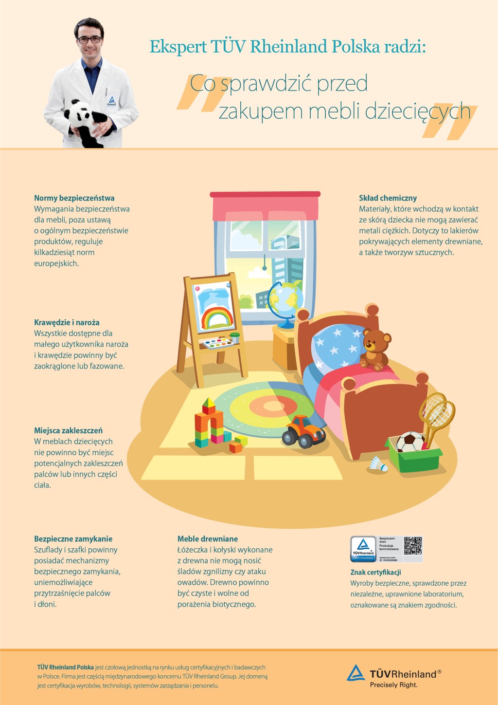 Badania mebli dziecięcych | TÜV Rheinland Polska
