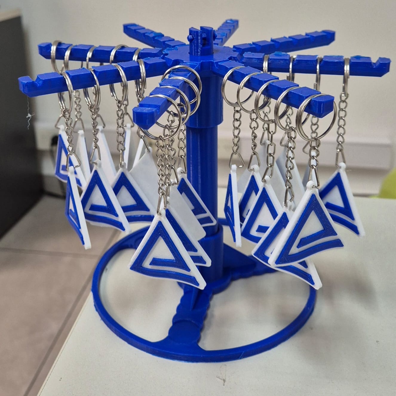 3D-printed keychain from TÜV Rheinland's office in Argentina